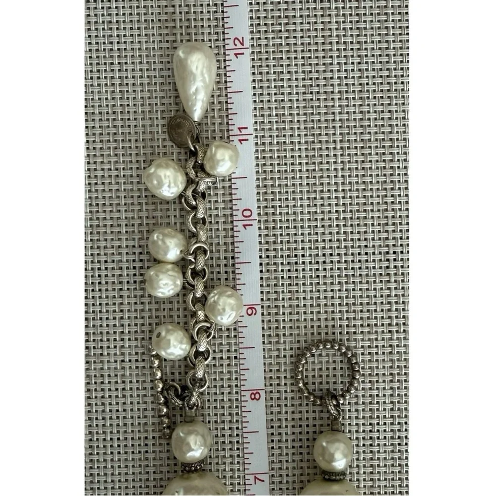Rare Vintage Dominique Aurientis
Necklace 1980s Baroque Style Glass
Pearls EUC - Picture 10 of 10